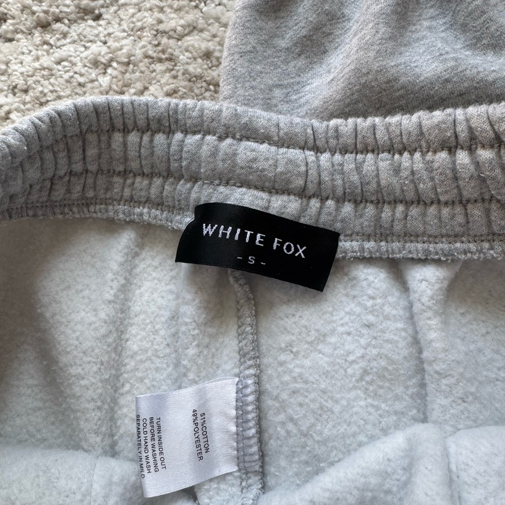 White Fox Sweatpants - Picture 3 of 4